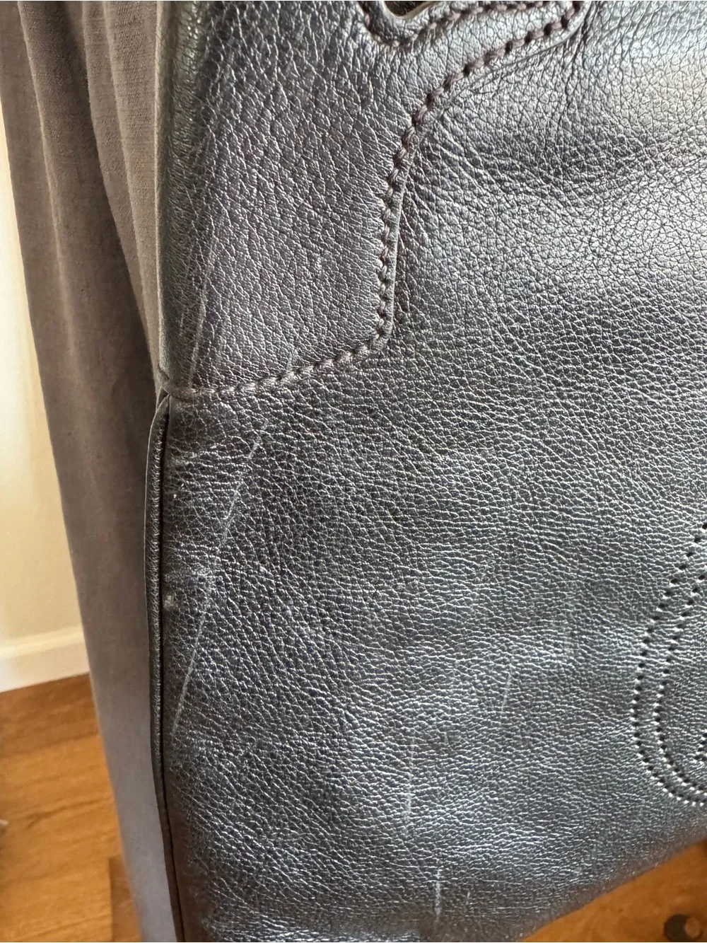 Cartier Vintage Marcello Reporter Leather  Shoulder Bag